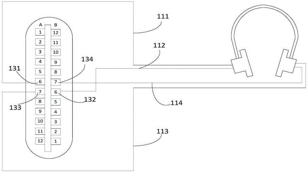 Balanced headphone based on USB-C plug and mobile terminal