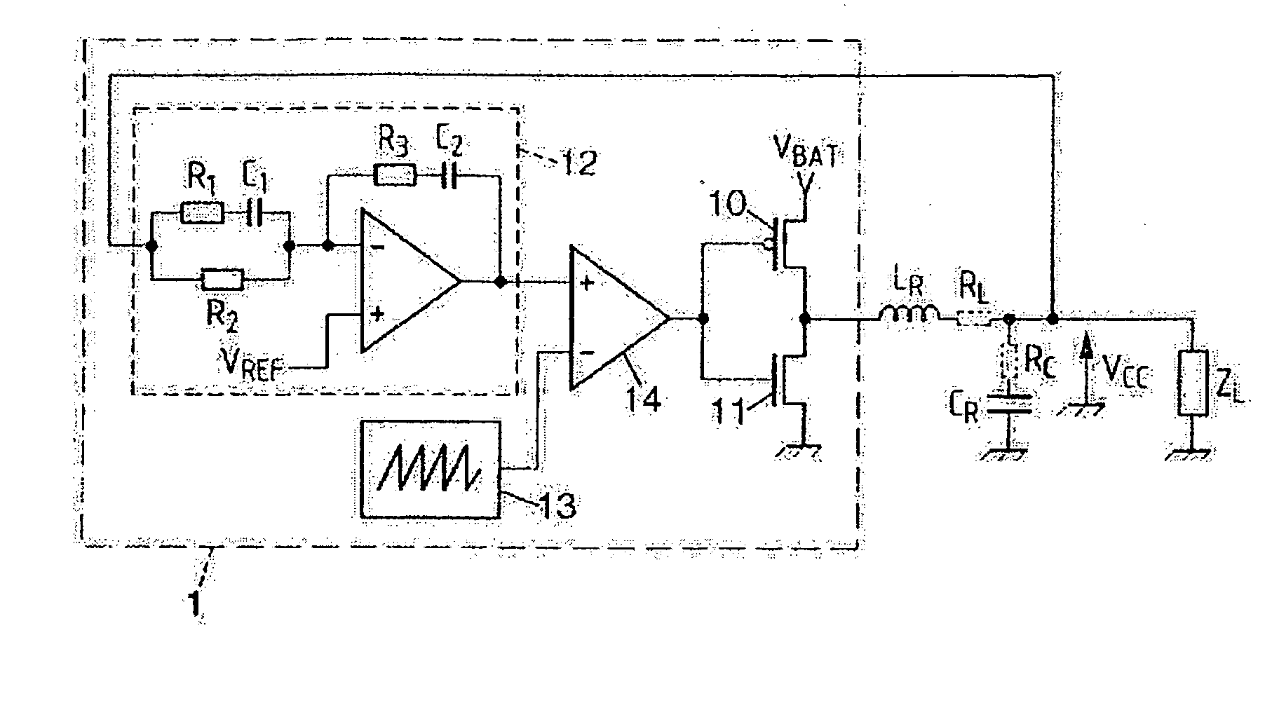 Auto-adjustment of RC cells within a circuit