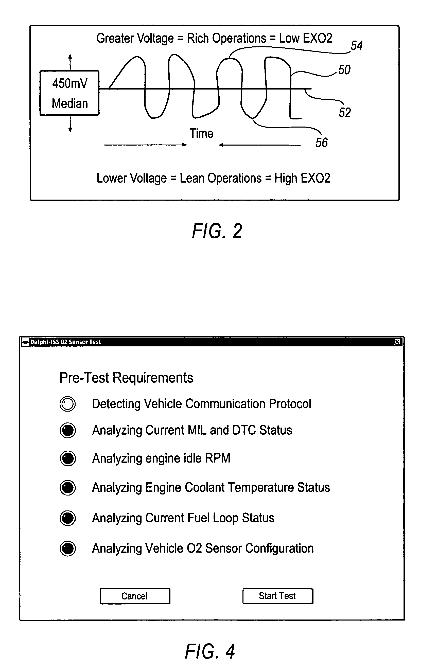 Non-intrusive diagnostic tool for sensing oxygen sensor operation