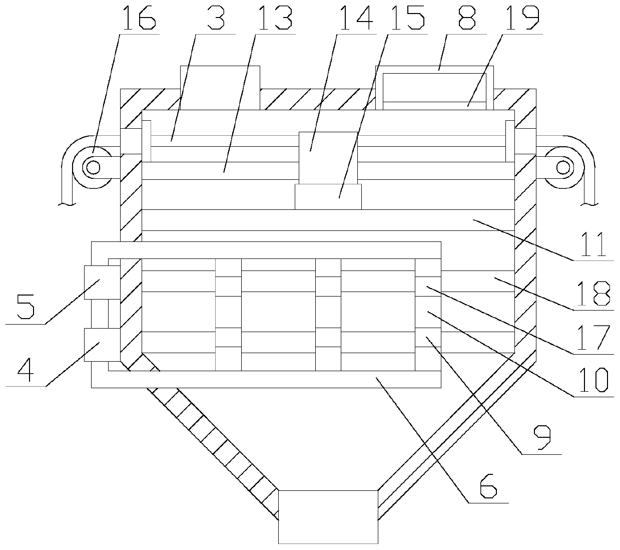 Efficient ammonium sulfate drying system with crushing function