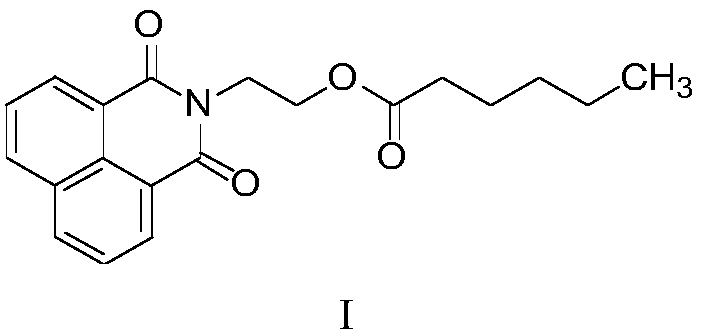 A kind of naphthalene dicarboxamide ethylhexanoate compound and its application