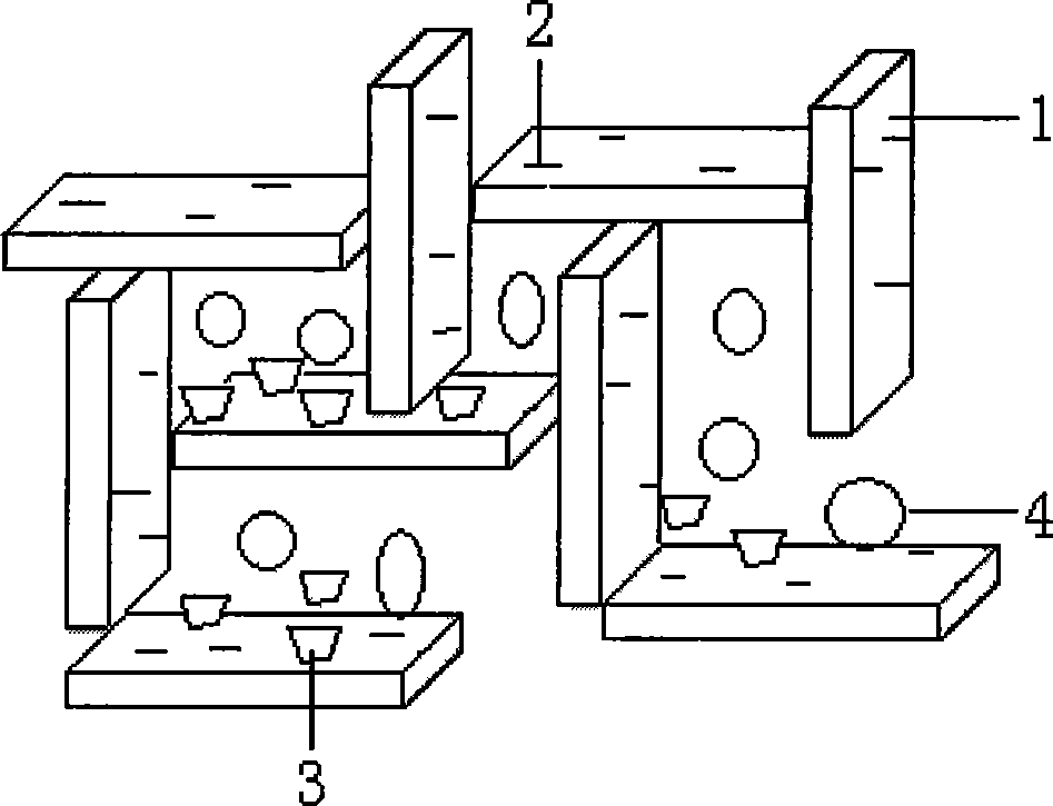 Method for purifying montmorillonite from bentonite ore by twice dispersion method