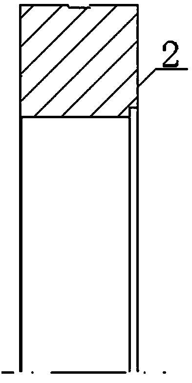 A red collar type turbine cylinder structure