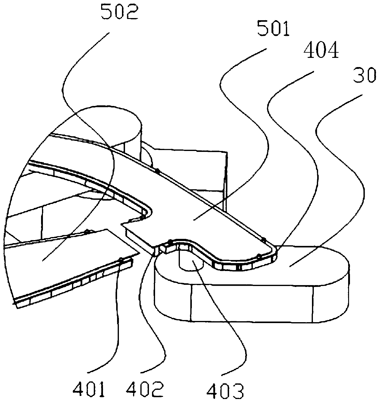 System and method for processing automobile door-ring tailor-welded plate blanks