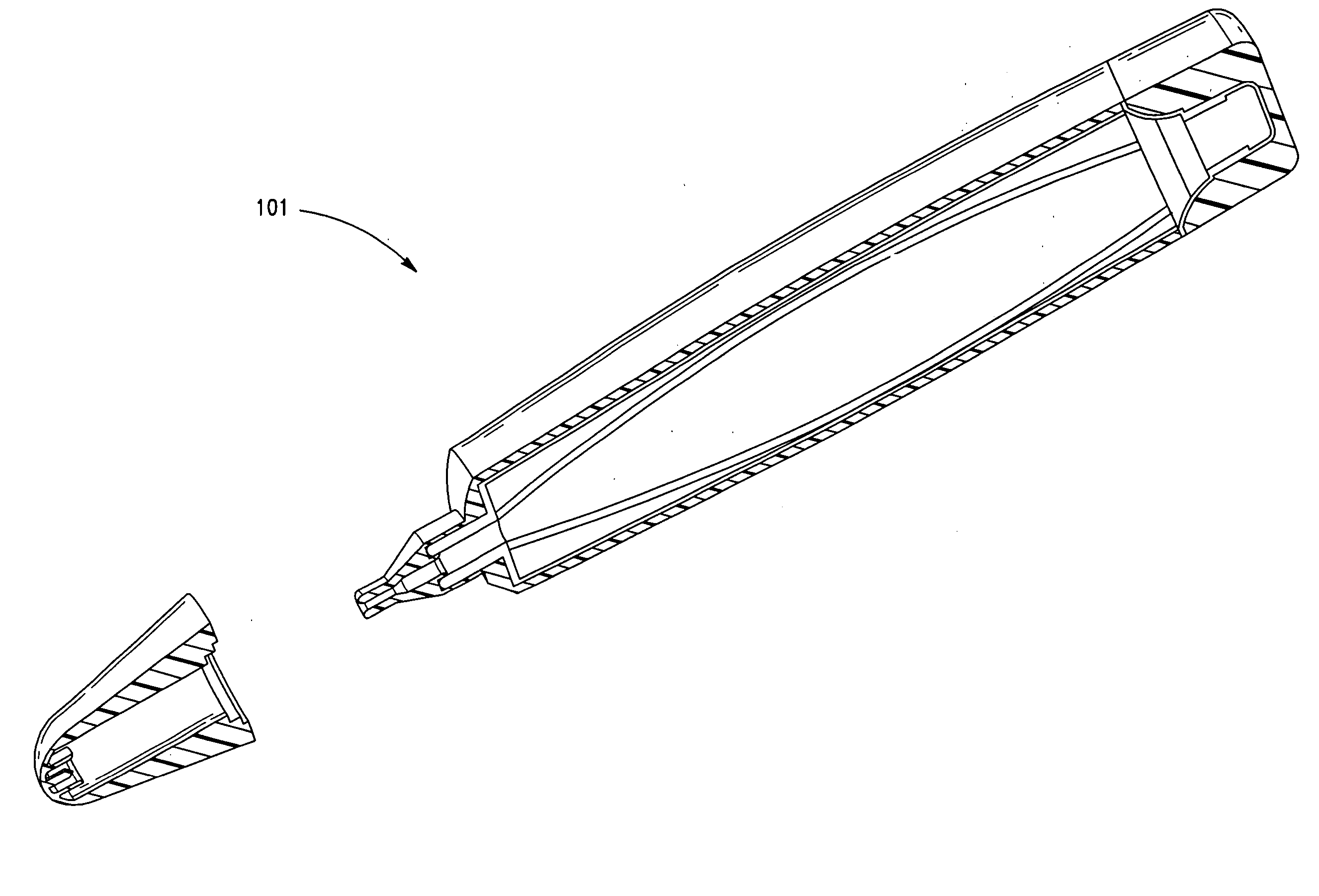 Method and device for delivery and confinement of surface cleaning composition