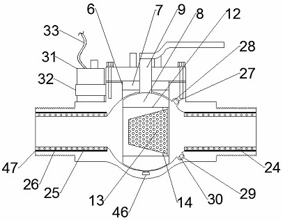 Valve with high safety performance and anti-freezing function