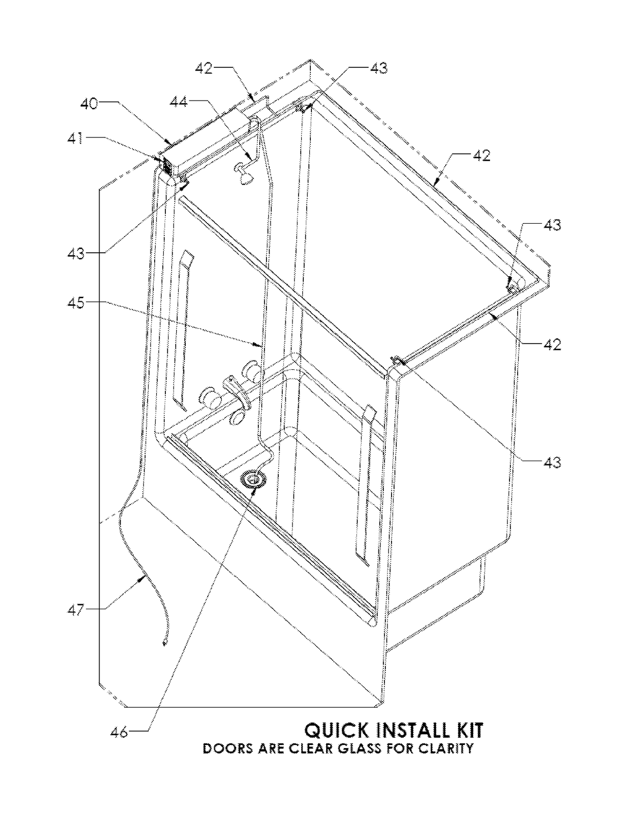 Devices to automate process for cleaning showers and bathtubs