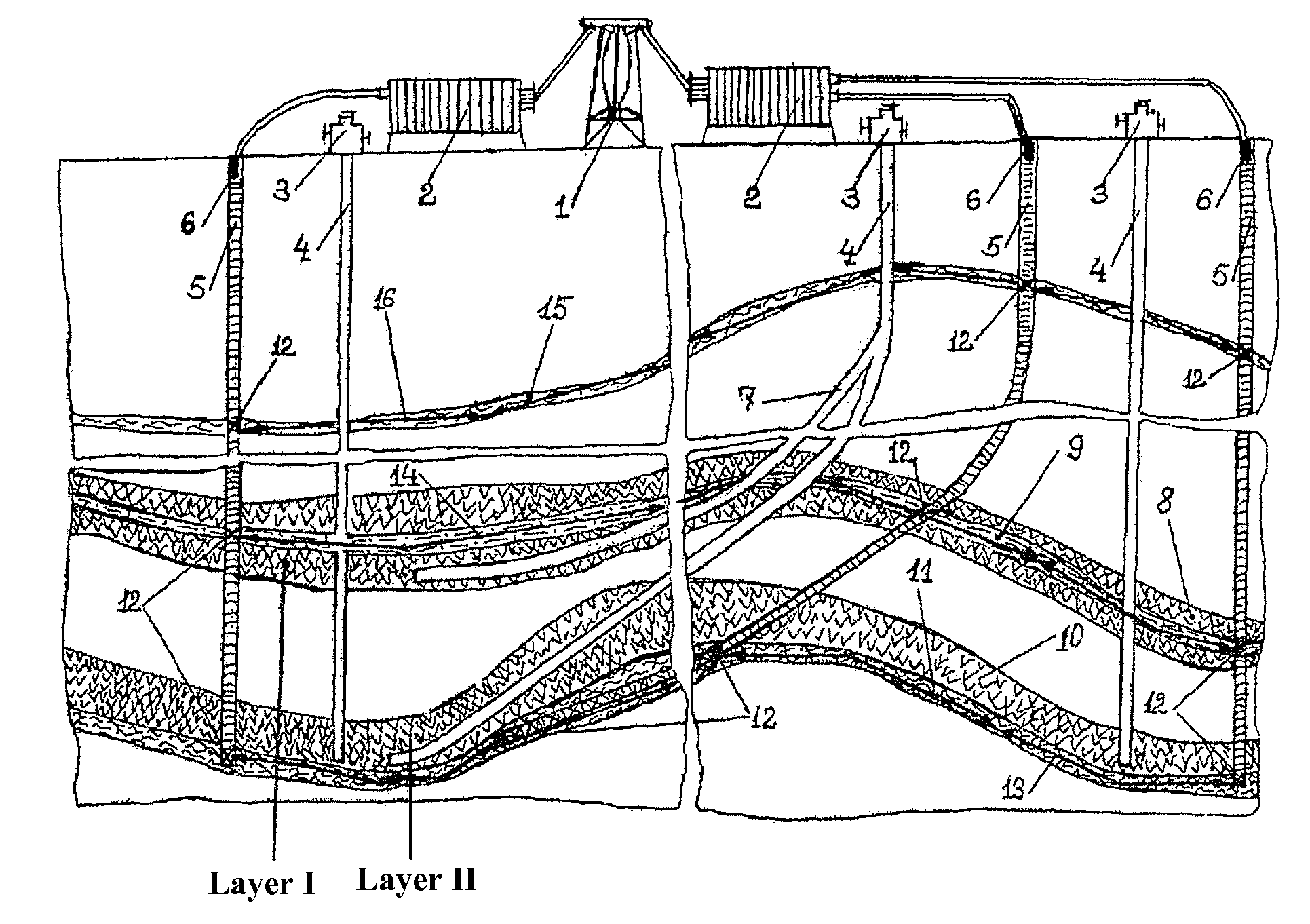 Method For Developing Deposits And Extracting Oil And Gas From Shale Formations