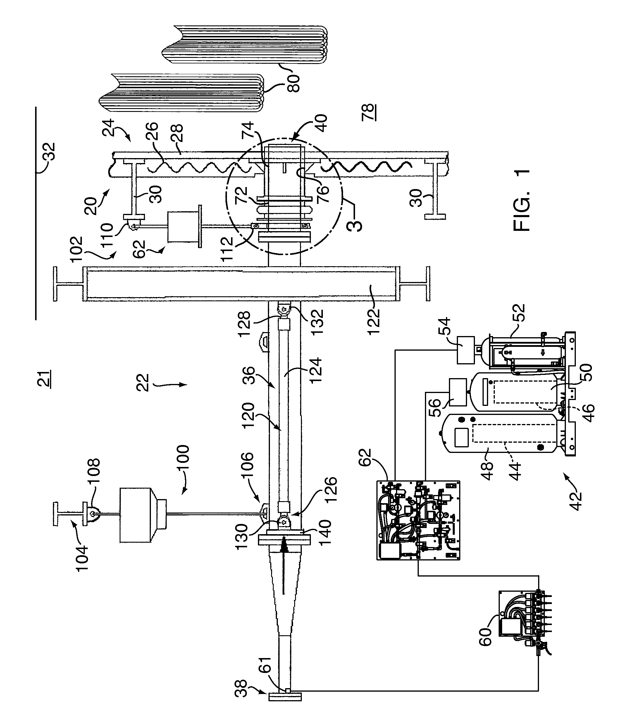 Detonative cleaning apparatus mounting system