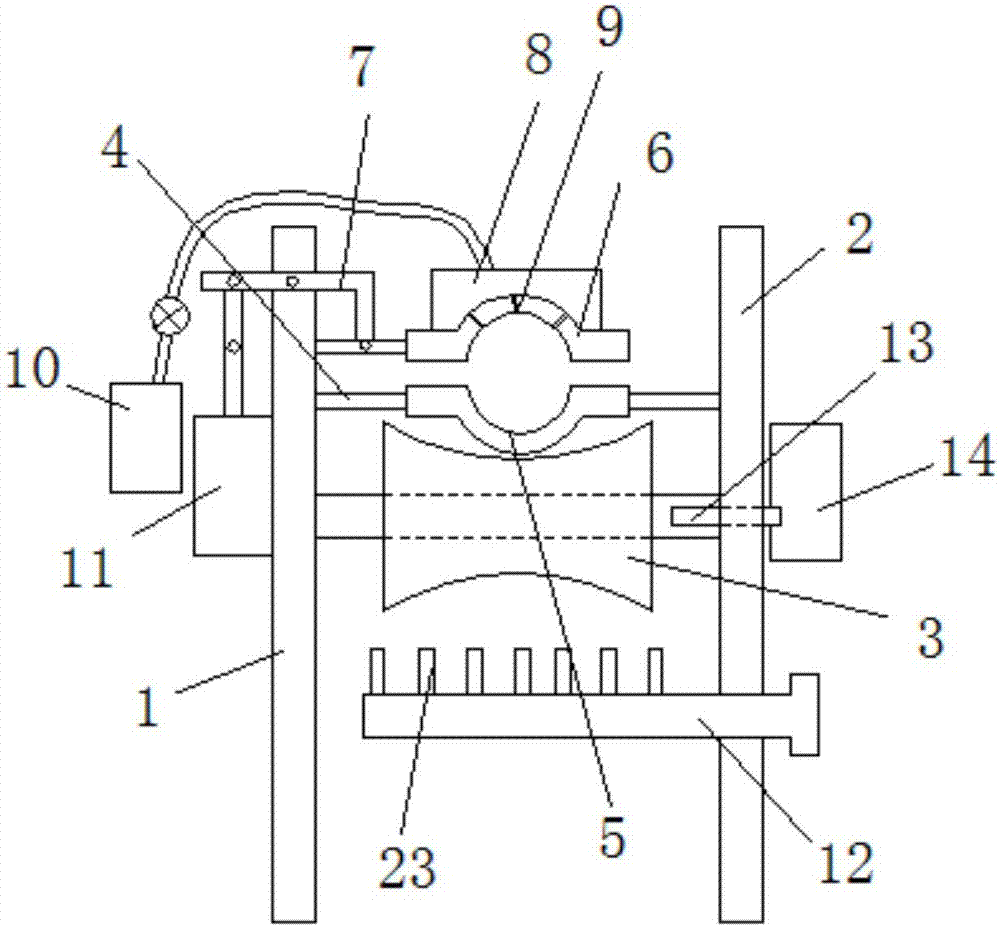 Fast cooling and lubricating scale removal guide and guard system