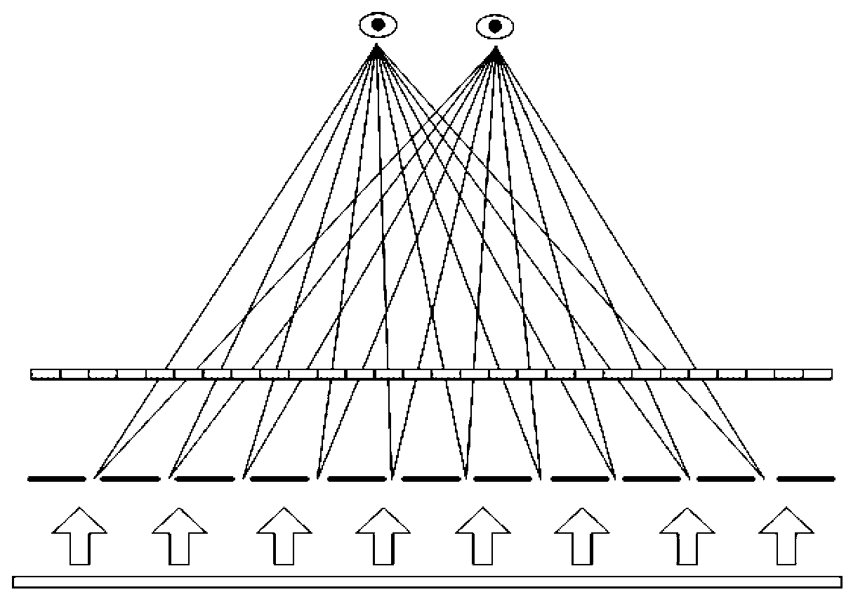 Liquid crystal barrier grid stereo display system