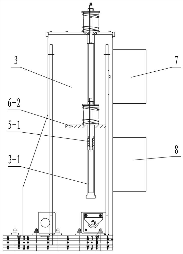 Balancing device for transmission shaft bracket of rolling mill