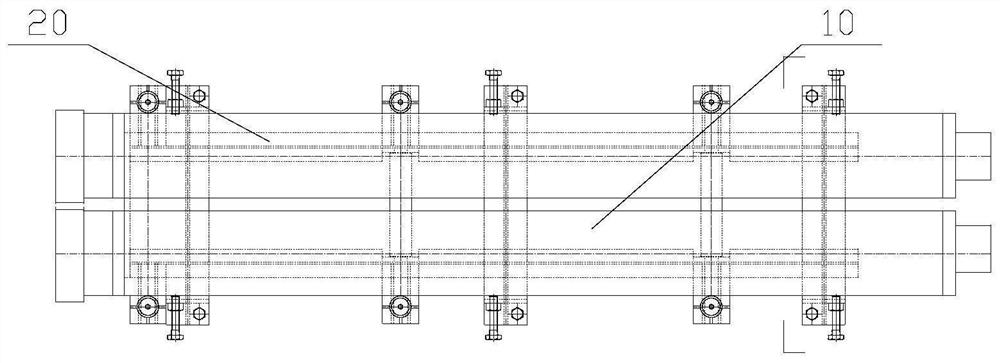 In-tunnel dismantling method for thrust cylinders of shield tunneling machine