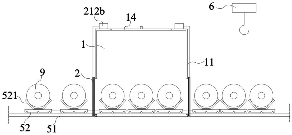 Waste heat recovery device and hot rolling production line