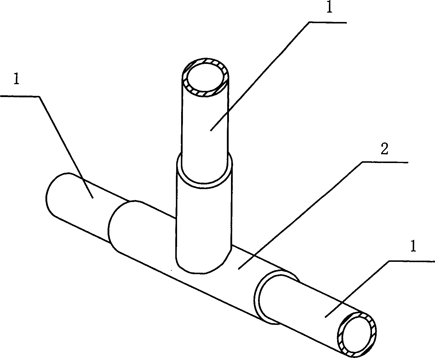 Manufacturing method of integrally shaped pipe having connecting part