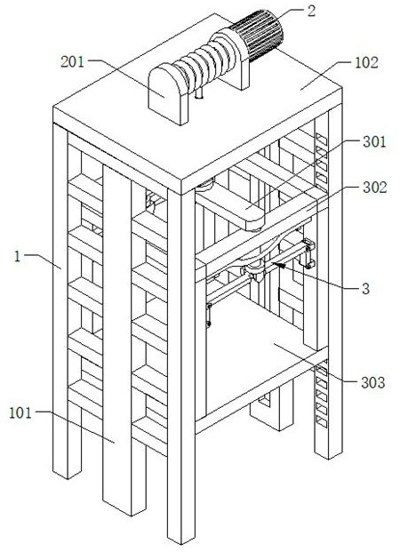 Anti-falling lifting device for electric device mounting