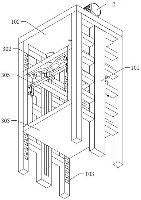 Anti-falling lifting device for electric device mounting