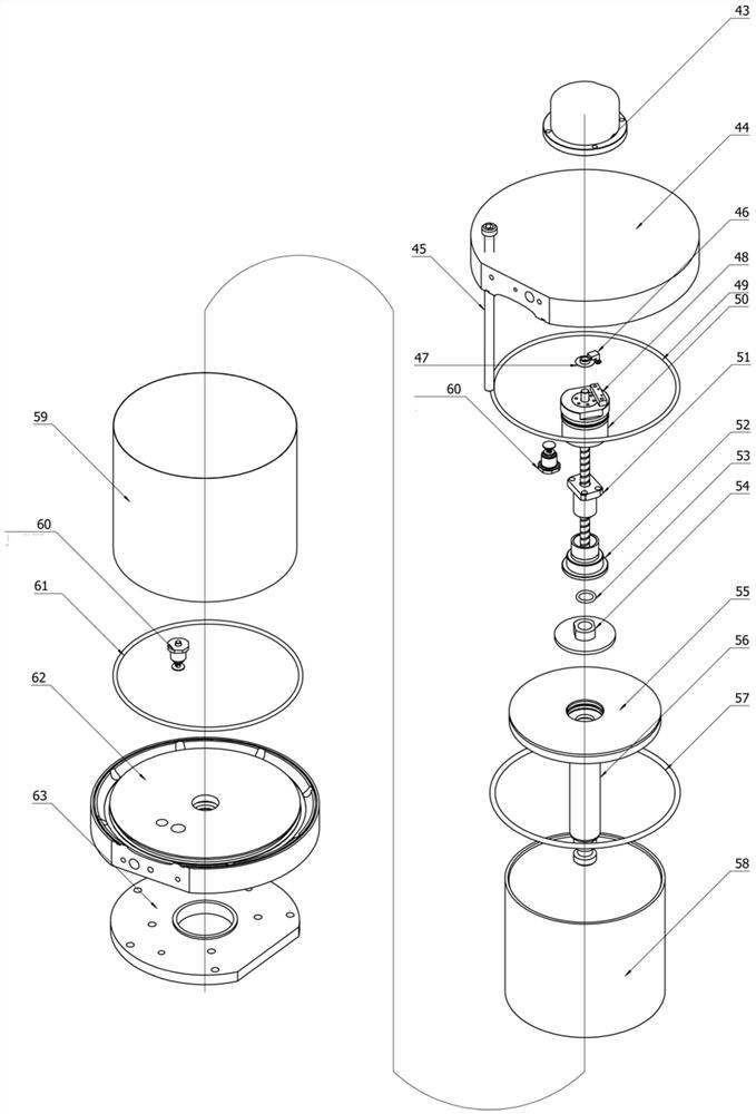 A non-contact pneumatic metering plunger pump