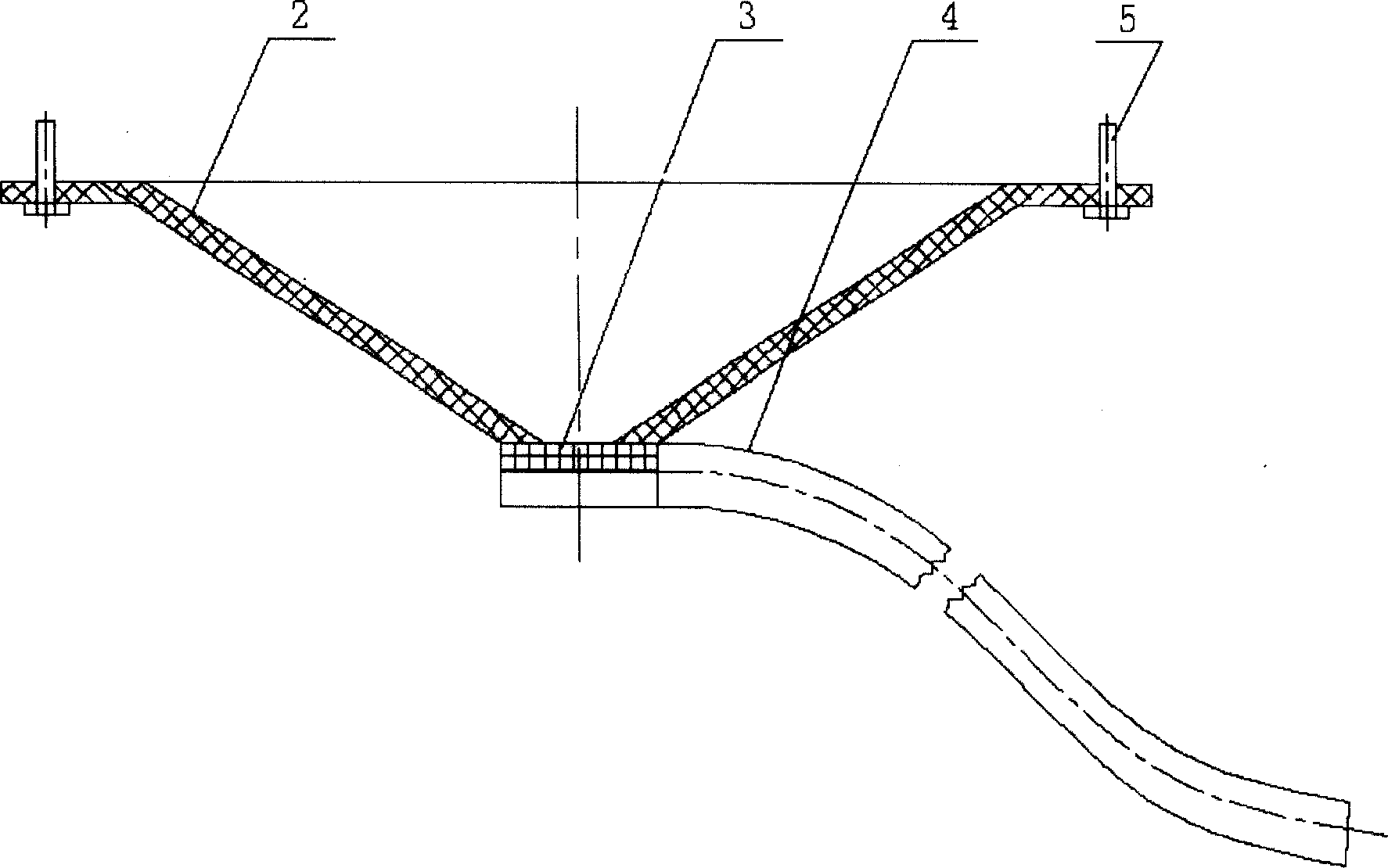 Centralized water discharge apparatus and method for tunnelling