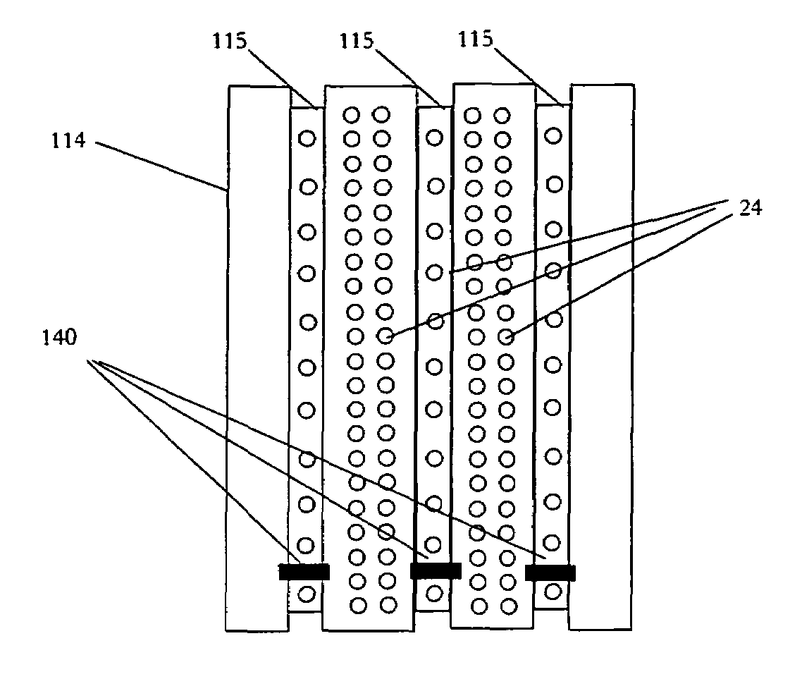 Web stabilization on a slip and cut applicator