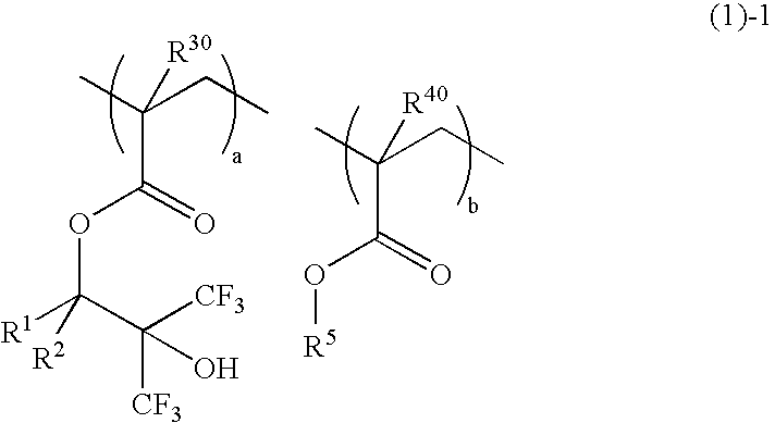 Polymer, resist protective coating material, and patterning process