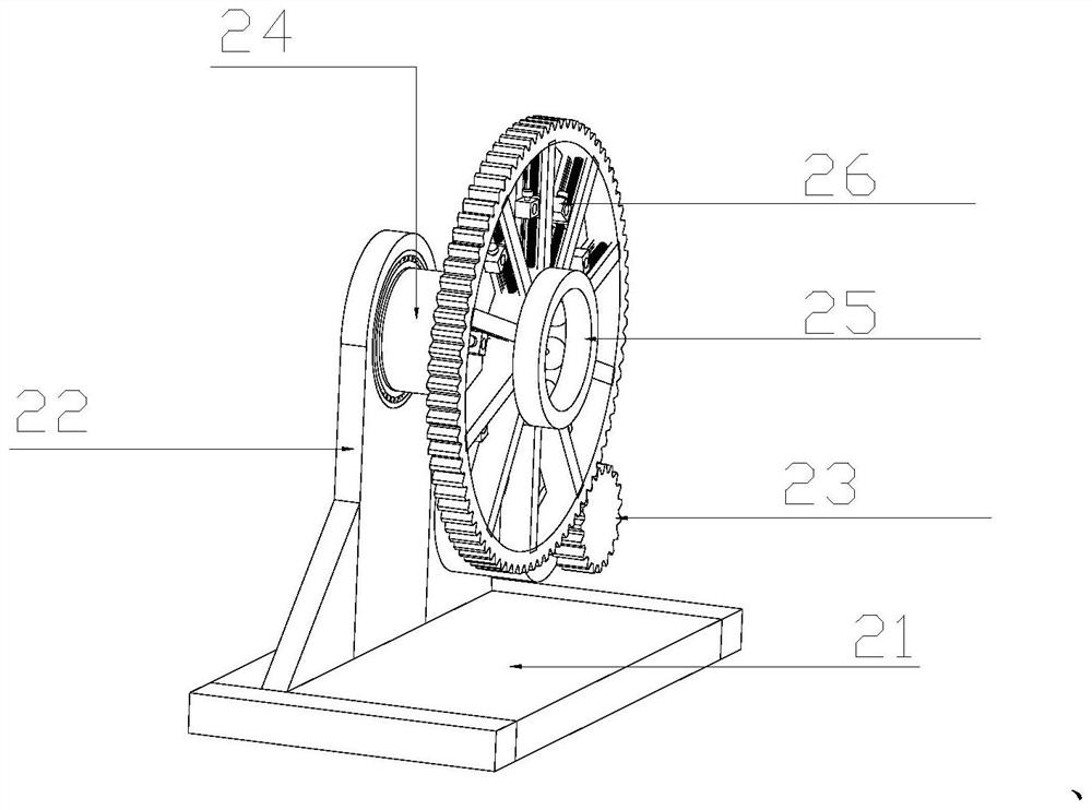 Roll welding device for precast pile reinforcement cage framework