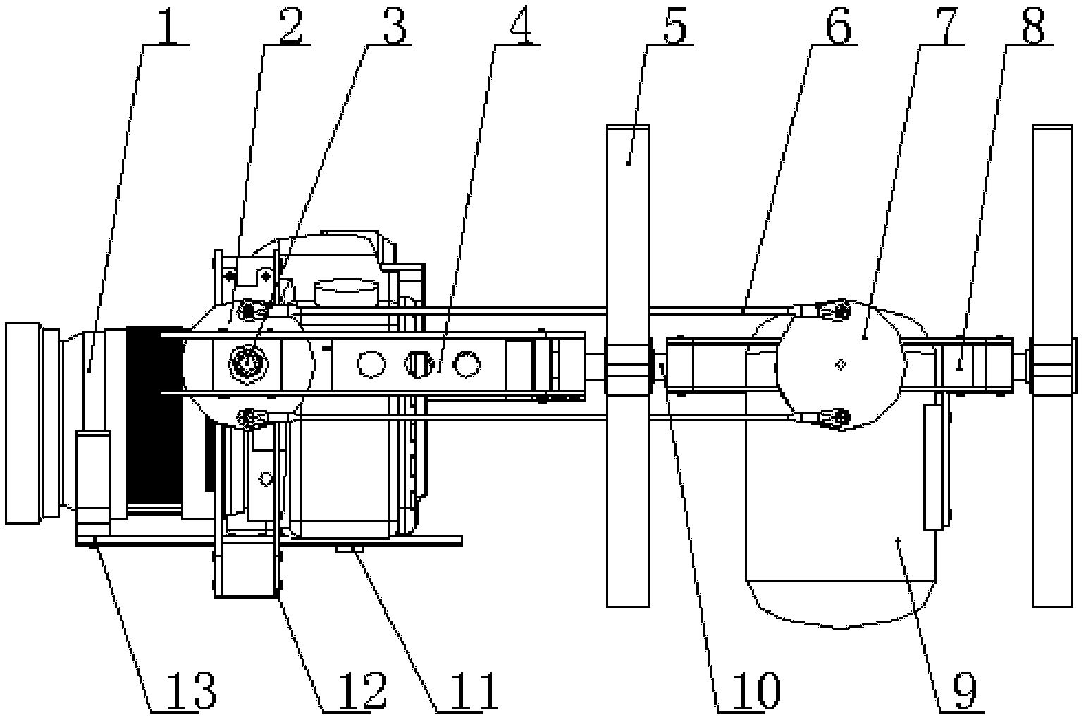 Gyroscope holder of unmanned aerial vehicle