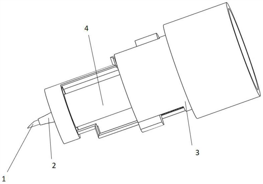 Flushing needle for anterior chamber paracentesis