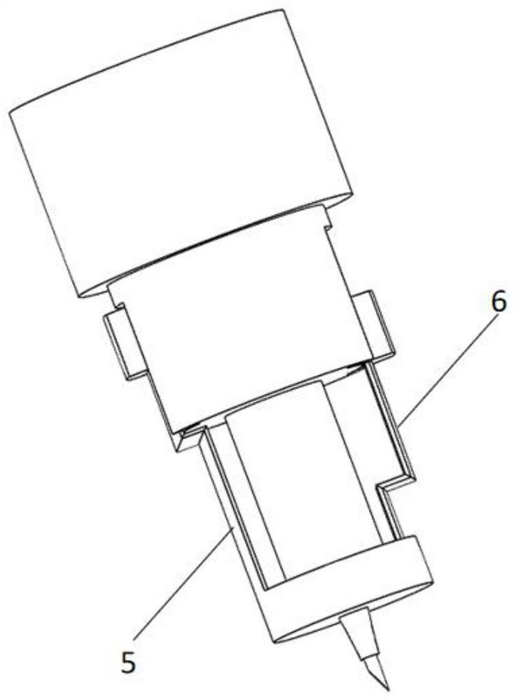 Flushing needle for anterior chamber paracentesis