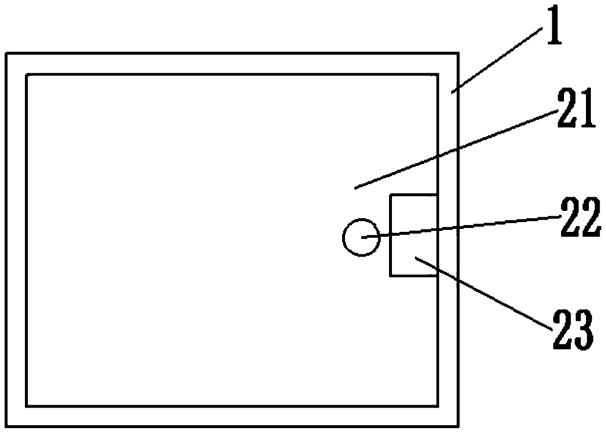 An anti-theft alarm device of a new energy automobile charging pile