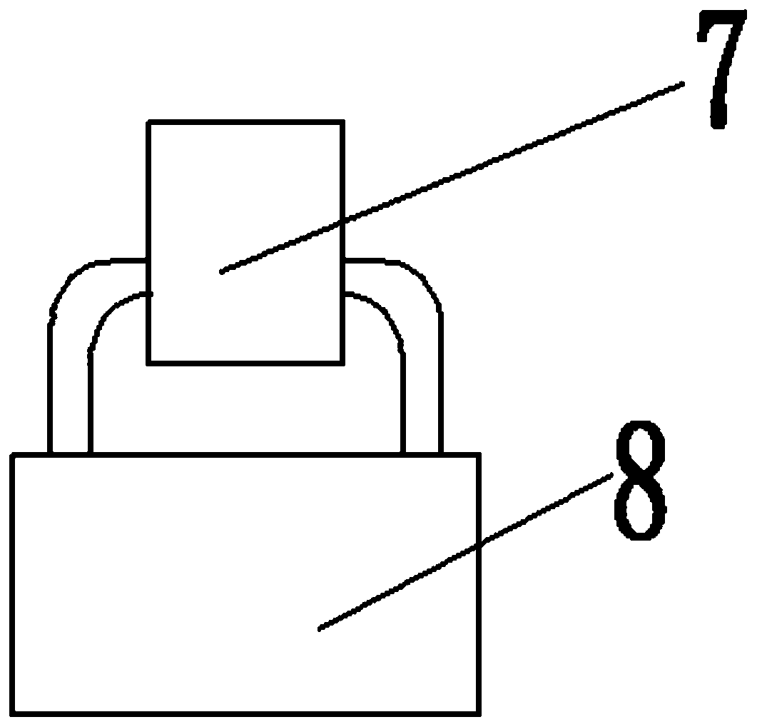 An anti-theft alarm device of a new energy automobile charging pile