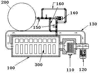 A high-temperature dry-wet cycle automatic experimental equipment for simulating coastal corrosion environment