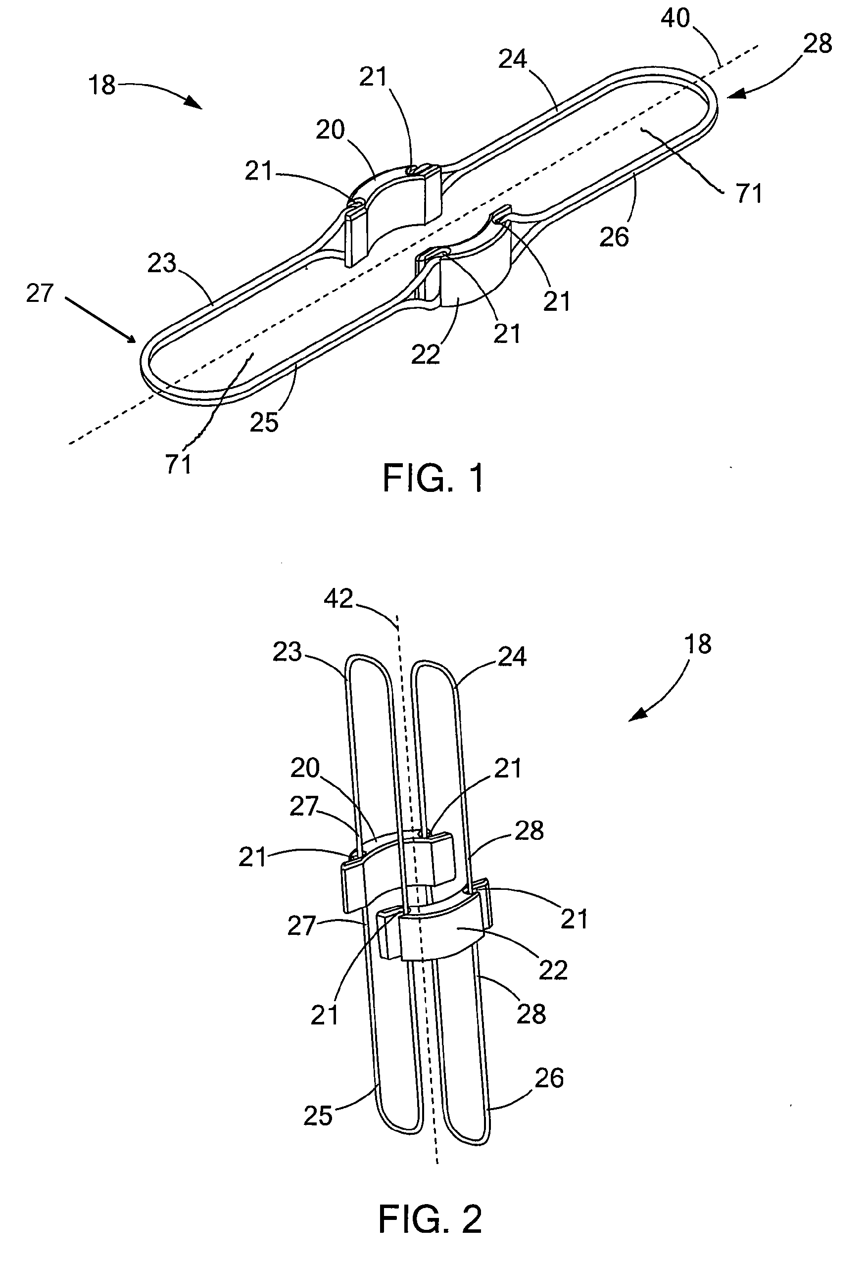 Linear clamps for anastomosis