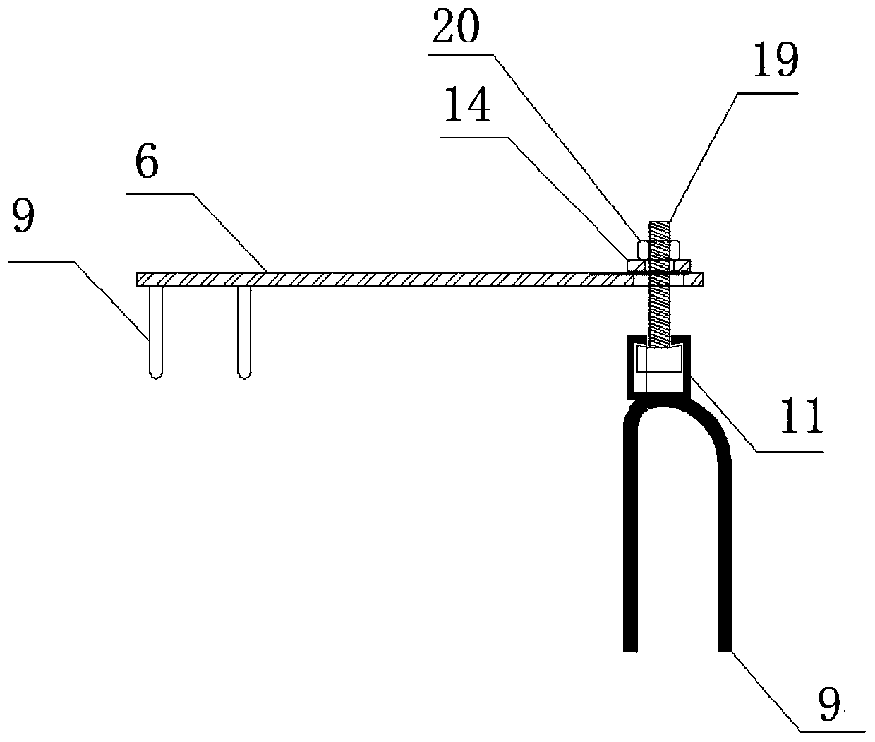 Connection structure for prefabricated integral bay window, and assembling method thereof