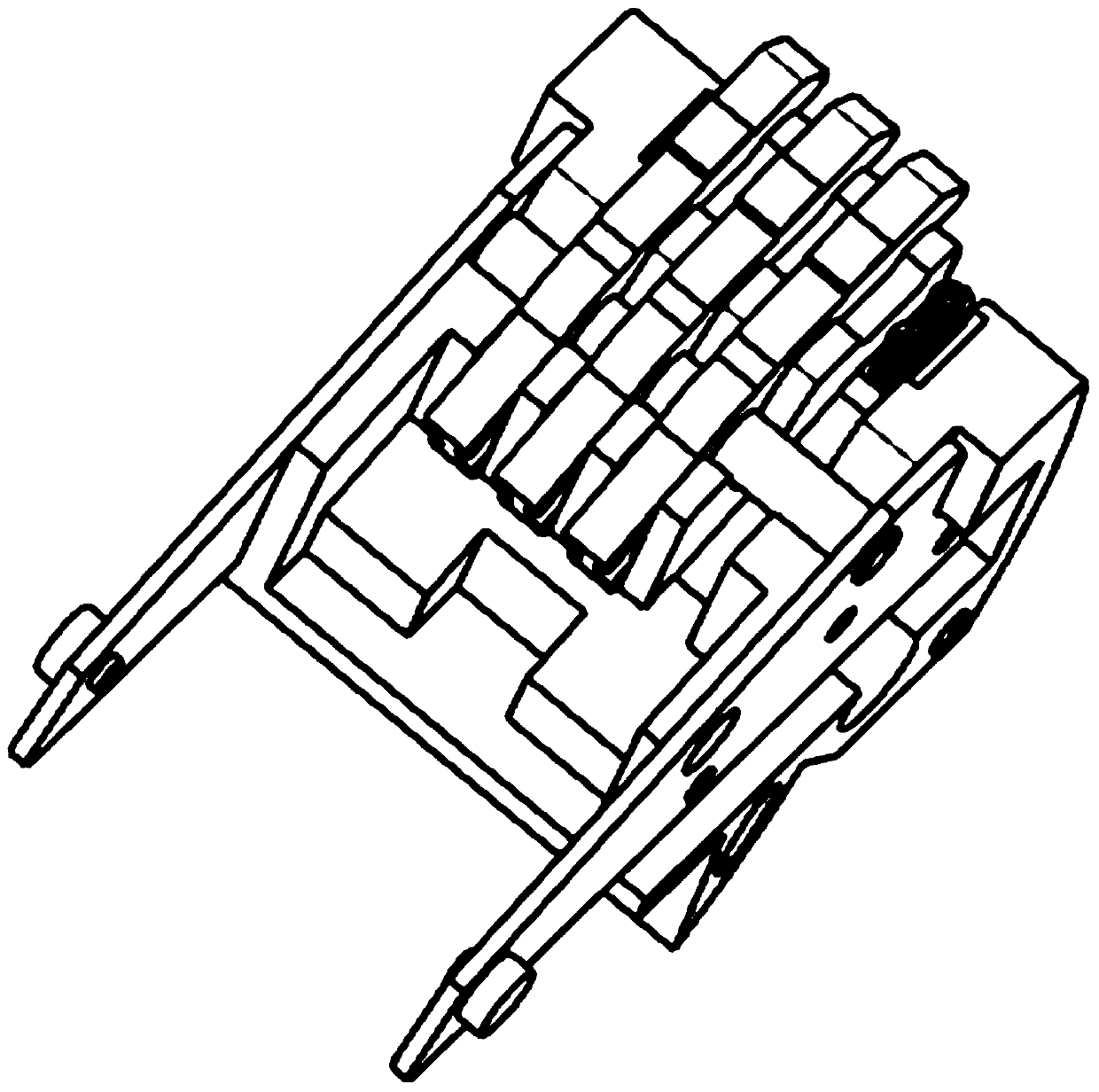 Contact mechanism of universal circuit breaker