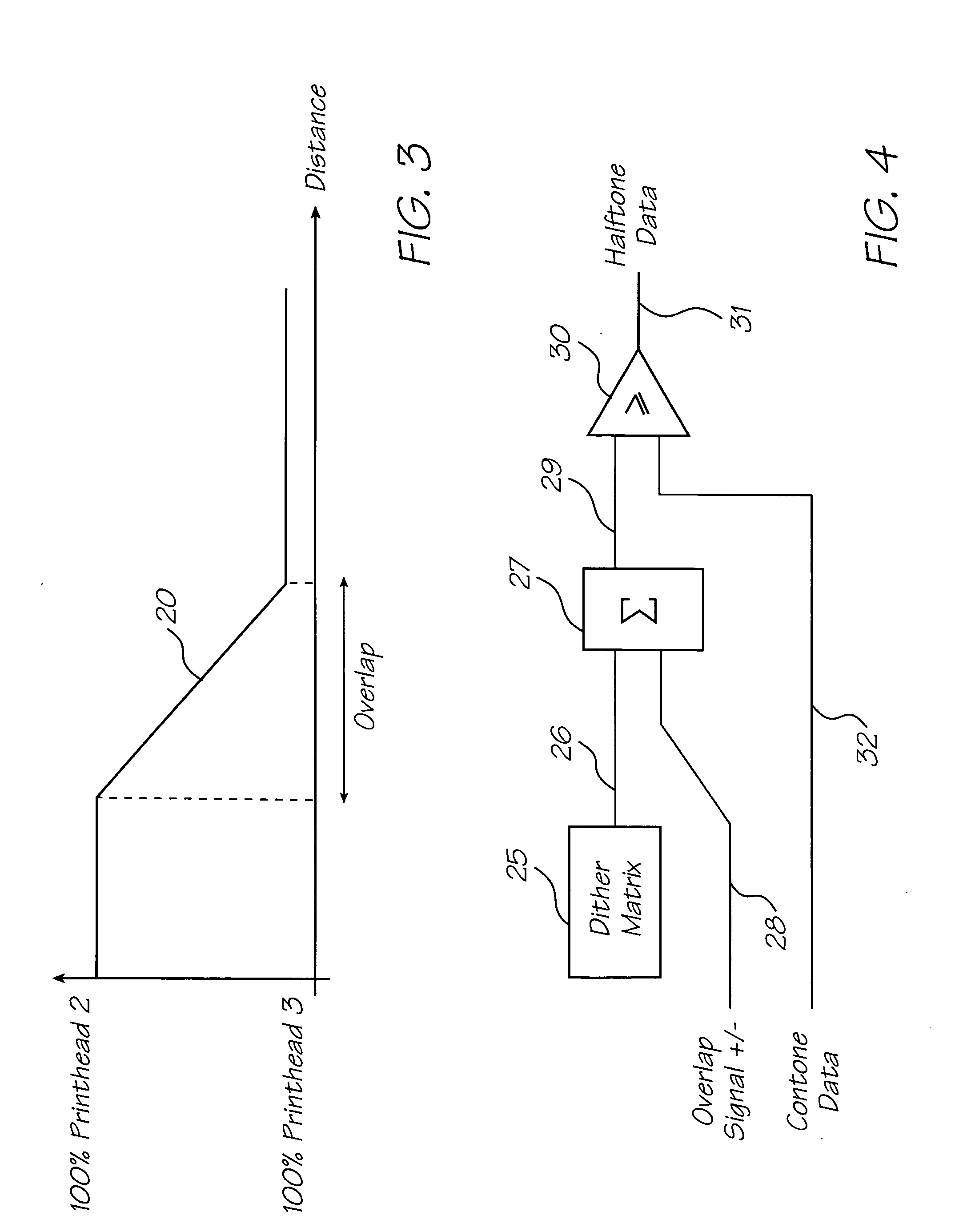 Printing apparatus having printhead chips with overlapping end portions