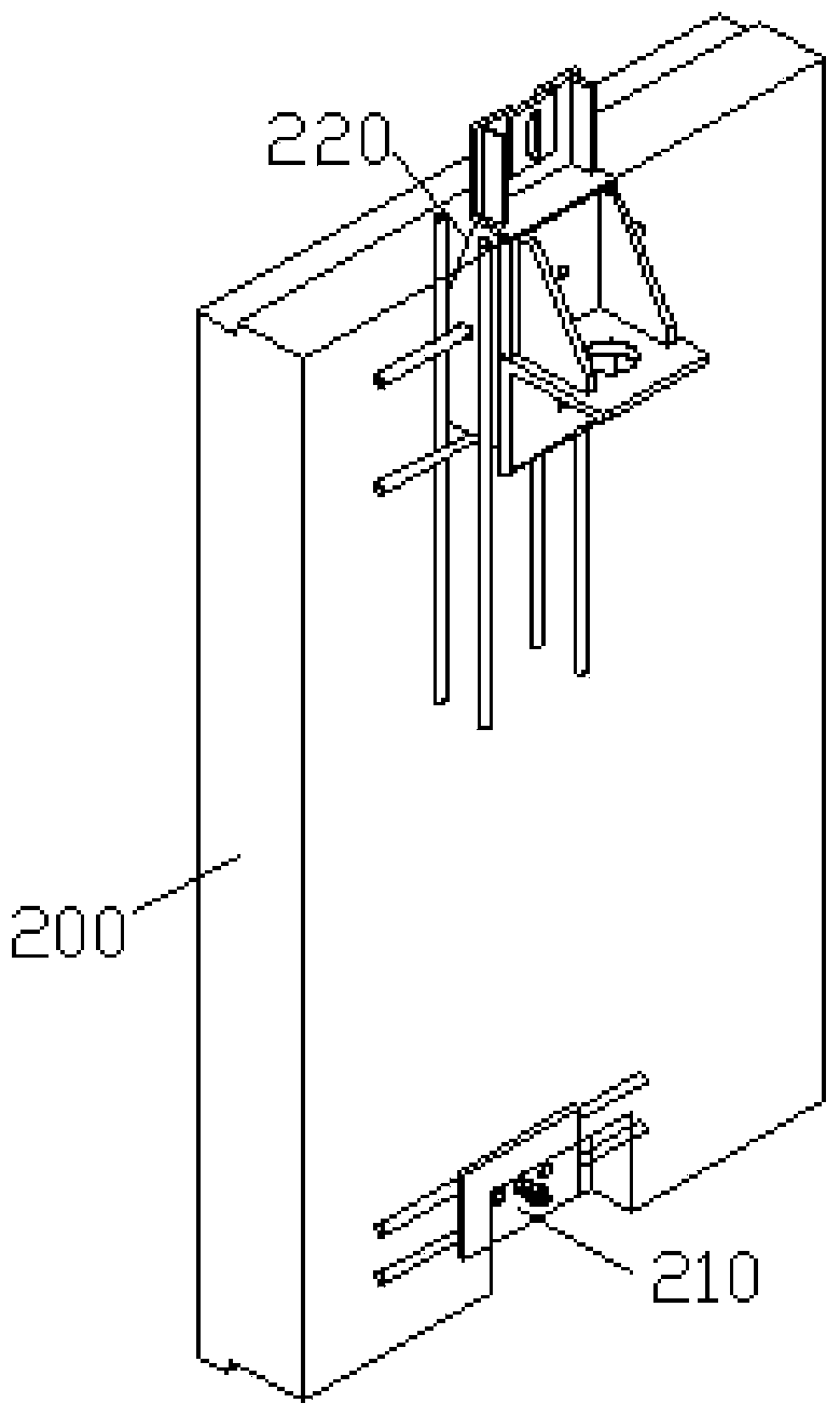 Hidden two-in-one dry type connection joint for prefabricated externally-hung wallboards