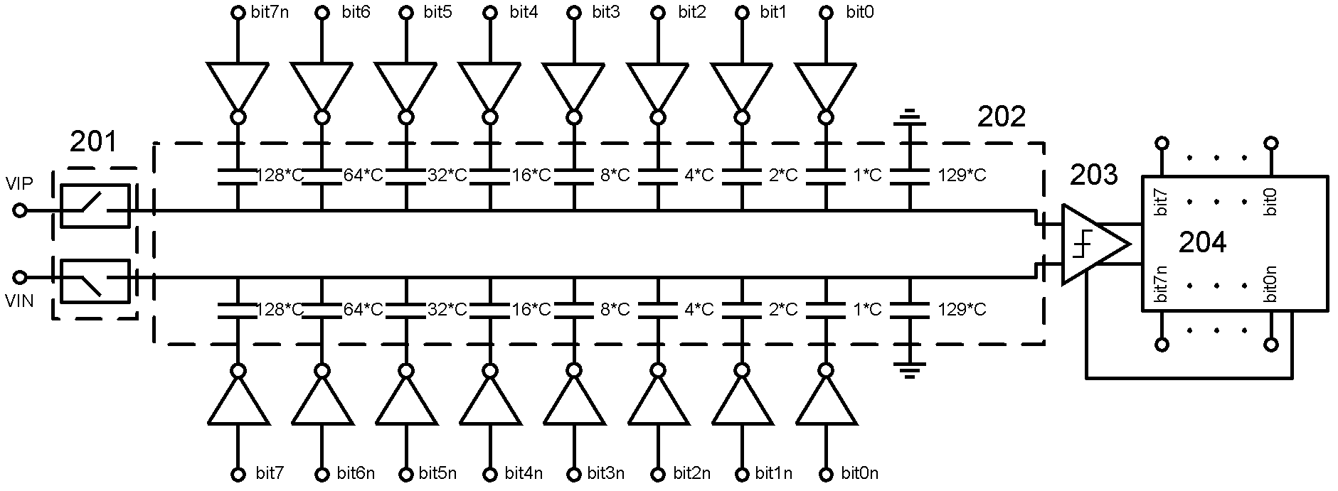 Low-voltage asynchronous successive approximation analog-to-digital converter