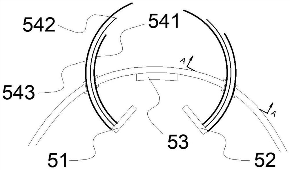 Identification circuit structure of passive joint training instrument