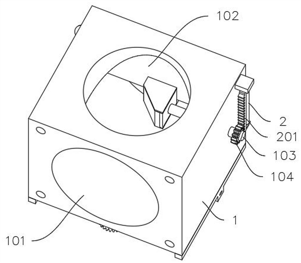 A conveying pipe connection device with adjustment function for sewage treatment