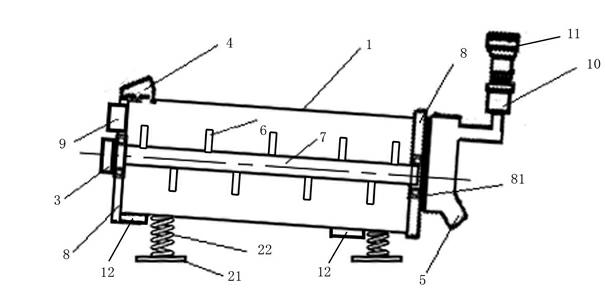 Stationary type organic material fermentation machine and fermentation technology thereof