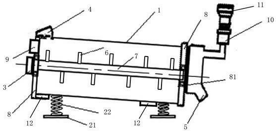 Stationary type organic material fermentation machine and fermentation technology thereof