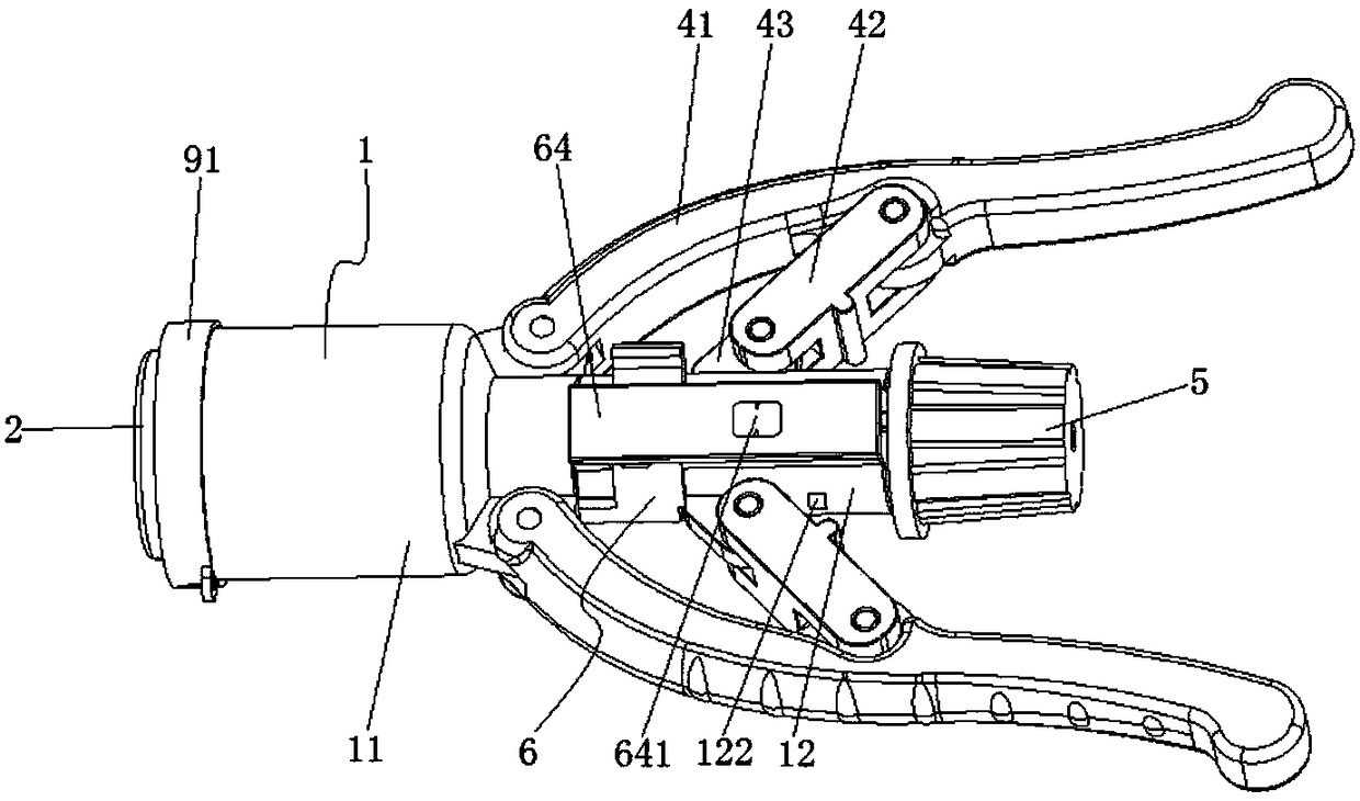 Prepuce cutting stapler with safety mechanism