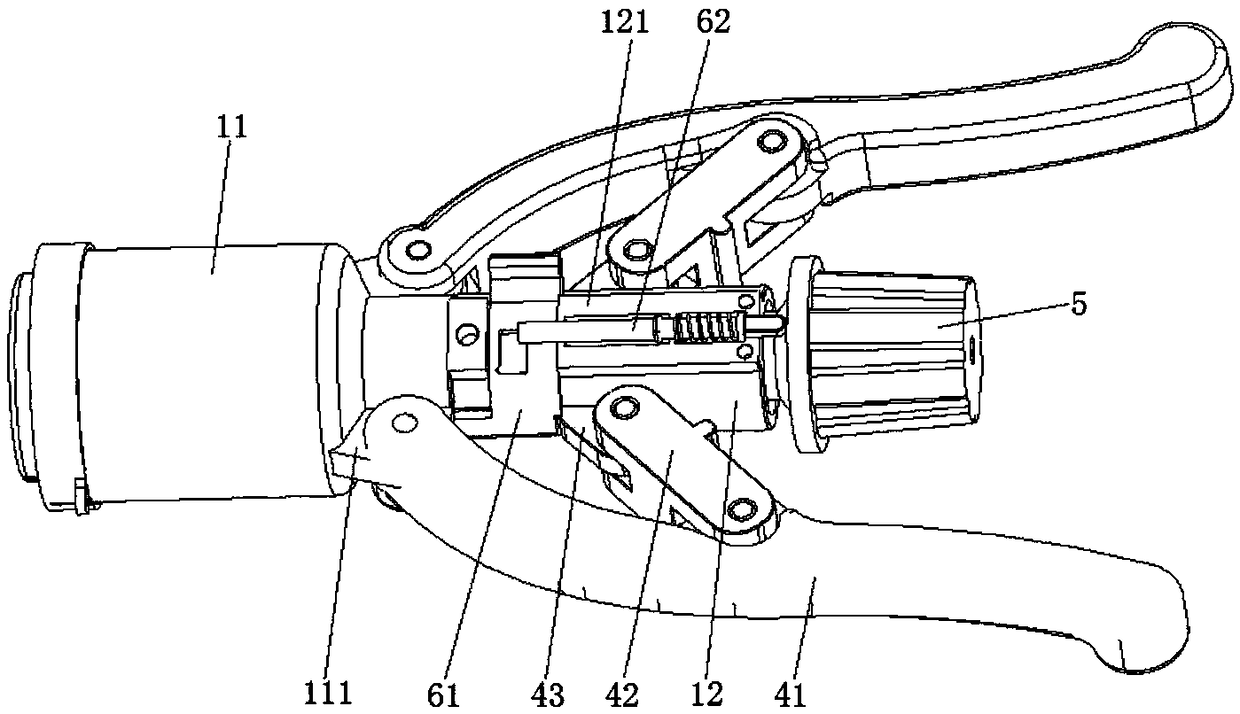 Prepuce cutting stapler with safety mechanism