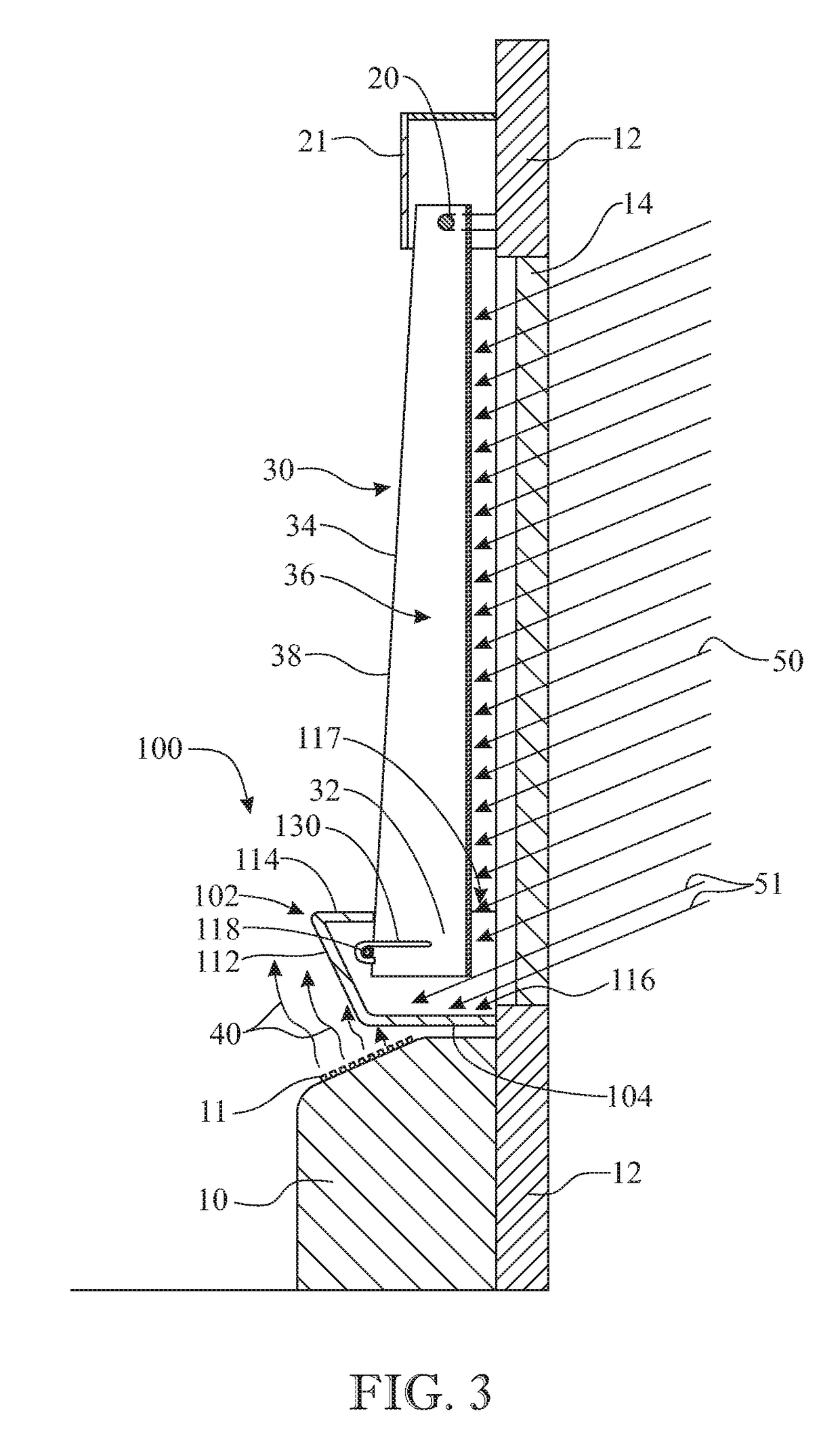 Drapery-holding, light blocking air deflector