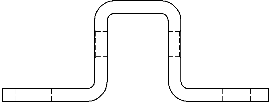 Bending and shaping die for automobile upper door hinge brackets