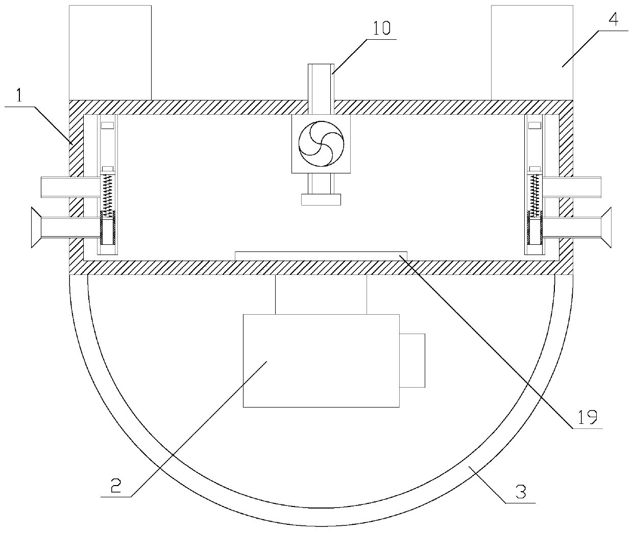 Intelligent monitoring system with insect-exterminating function for parks