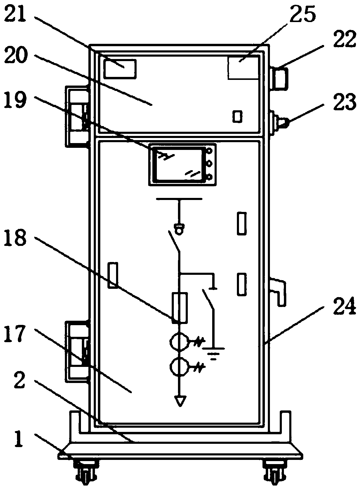 Combined solid insulated switchgear