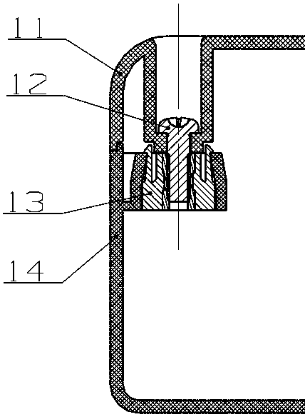 Threaded assembly structure for 3D printing plastic part