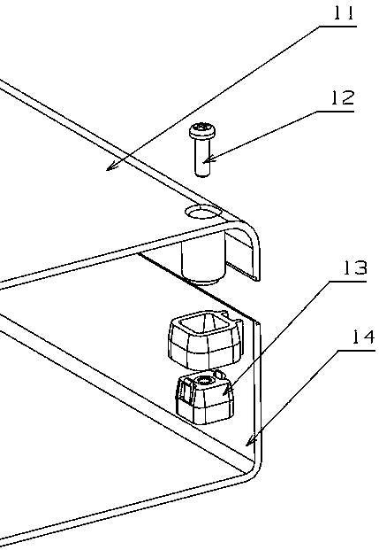 Threaded assembly structure for 3D printing plastic part